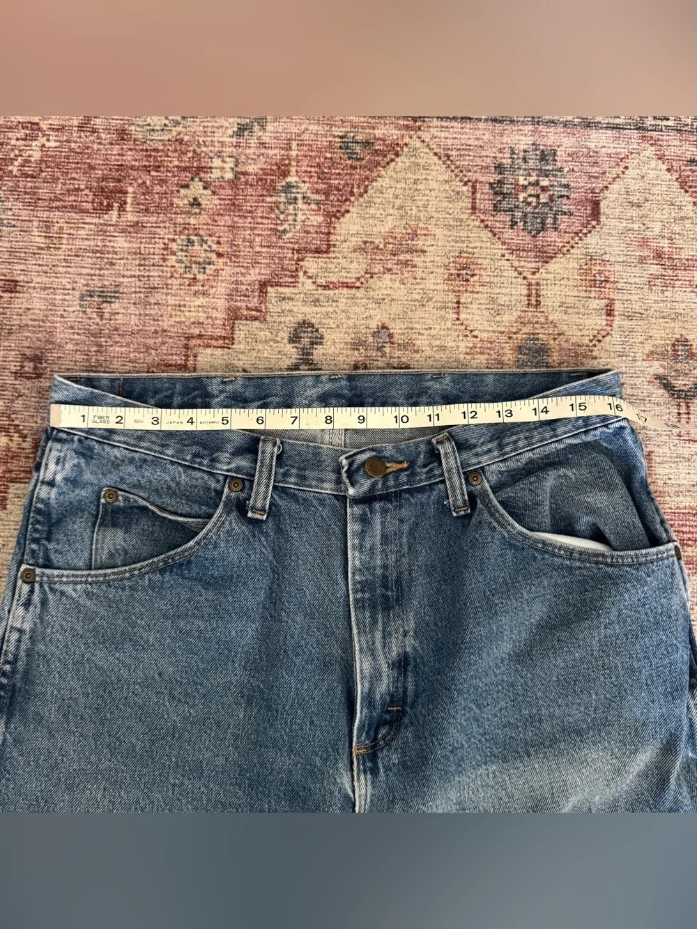 Vintage Distressed Wrangler Straight Leg Jeans 34 X 34 Regular Fit